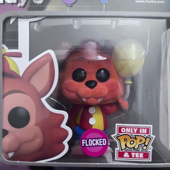 NWB -Funko Pop! Tee Five Nights at Freddy’s Vinyl Figure Foxy  Tee Men S/Women M - Picture 2 of 10
